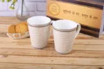 Crystal Concepts - White Thank You Mug (Set Of 2)