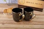 Crystal Concepts - Black Thank You Mug (Set Of 2)